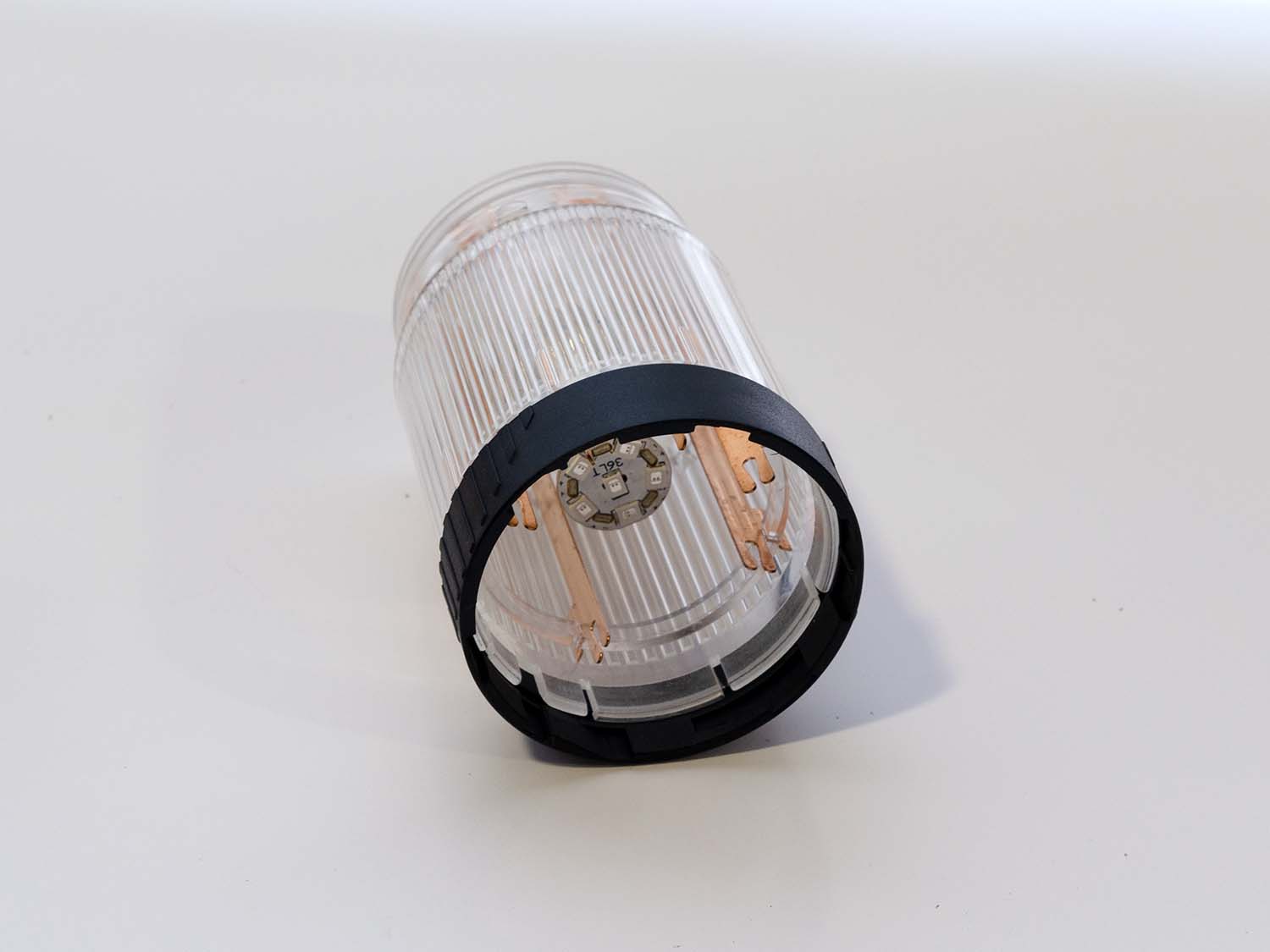 Módulo de luz led rojo/transparente continua BR50 24V AC/DC